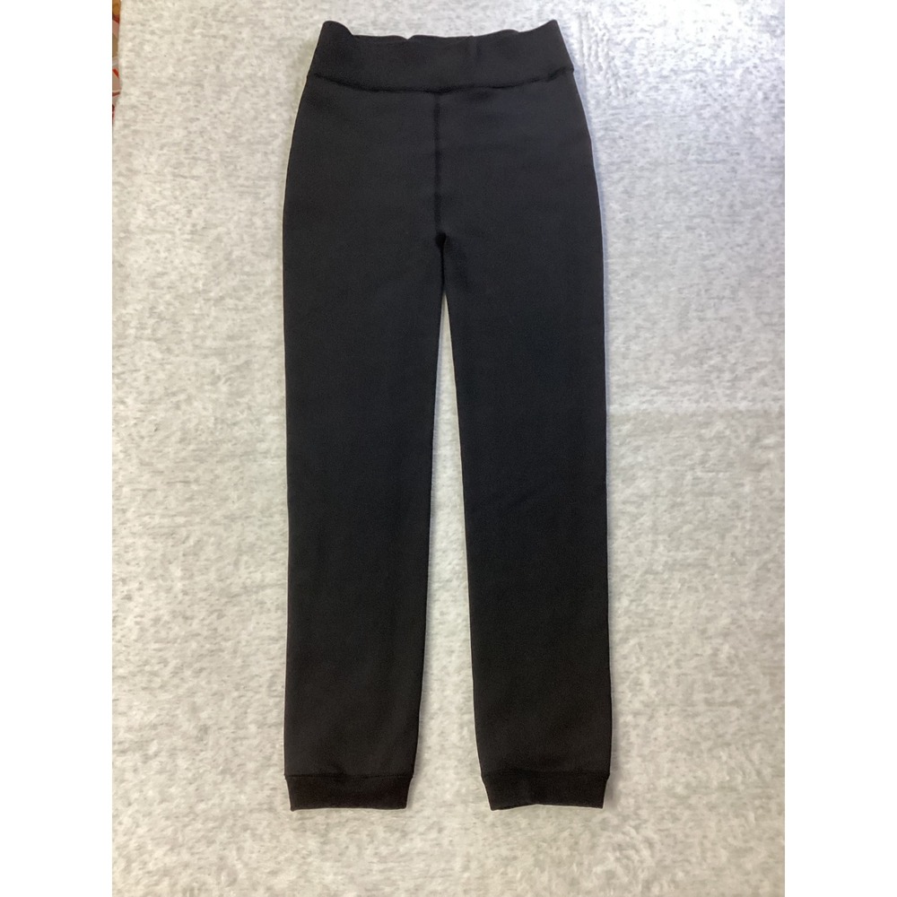 Free Country Womens Black Fleece Lined Leggings Faux Fur Thermal M/L 41LAF4927S